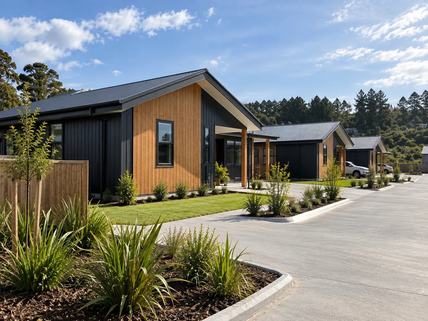 A multi-dwelling residential development delivered by Finer Builds.