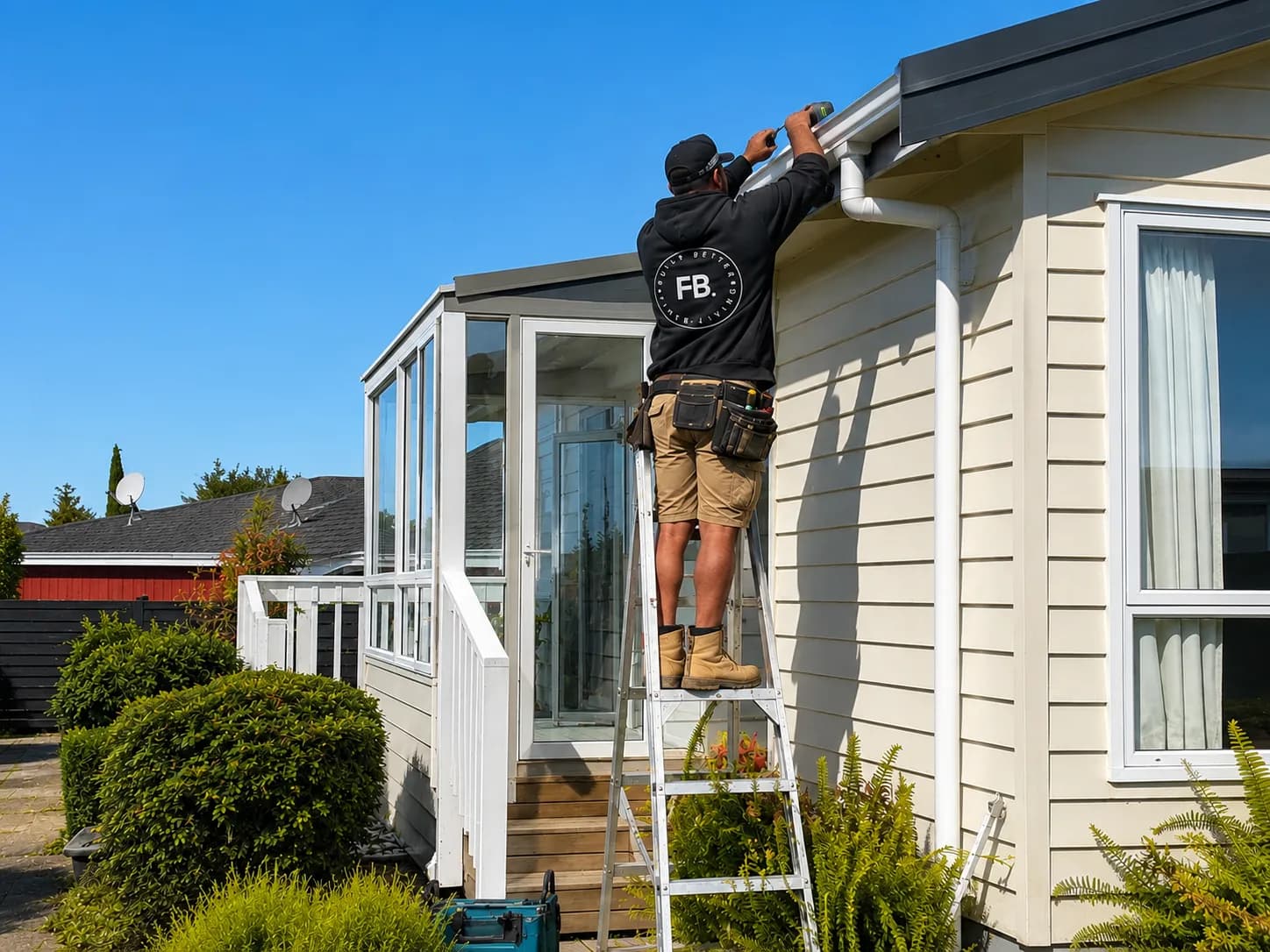 Repair and remedial work by Finer Builds.